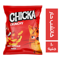 شيكا كرانشي سناكس بطعم كاتشب حار - 10 ج