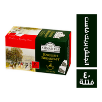 احمد تي شاي انجلش بريك فاست - 40 فتلة