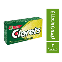 كلورتس لبان بطعم الليمون والنعناع - 2 قطعة