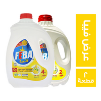فيبا سائل تنظيف الاطباق برائحة الليمون - 4 لتر + 2 لتر
