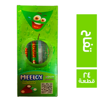 ميلوكس ساور كاندي بطعم التفاح - 24 قطعة