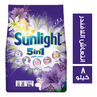 صن لايت مسحوق غسيل اتوماتيك برائحة انتعاش اللافندر - 8 كجم
