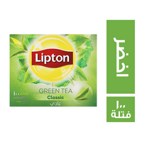 ليبتون شاي أخضر كلاسيك - 100 فتلة