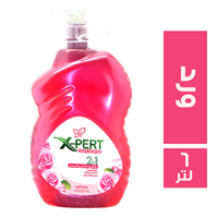 اكسبرت شامبو للشعر والجسم 1 * 2 برائحة الورد - 6 لتر