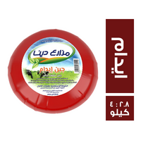 مزارع دينا جبن ايدام نصف جاف وزن من 2.8 : 4 كجم