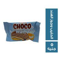 شوكو وافل بكريمة الشيكولاتة والحليب وجوز الهند