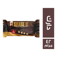 شير ات بسكويت بطعم الشيكولاتة مغطي شيكولاتة دارك 4 اصابع - 42 جم