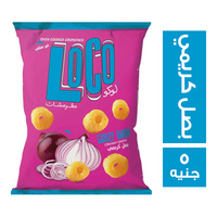 لوكو سناكس بطعم البصل الكريمي - 5 ج