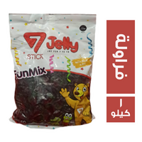 سفن جيلي ستيك بطعم فواكه شكل فراولة - 1 كجم