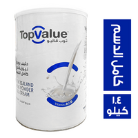 توب فاليو لبن بوردة كامل الدسم صفيح - 1400 جم