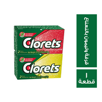 كلورتس لبان مكس قرفة بالنعناع وليمون بالنعناع - 1 قطعة