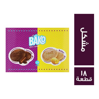 حلواني العبد بسكويت مشكل - 18 قطعة