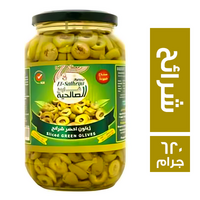 الصالحية فارمز زيتون اخضر شرائح - 620 جم
