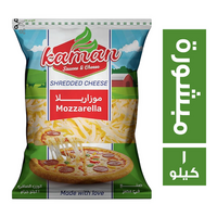 كمان جبنة موتزاريلا نباتي مبشورة - 1 كجم