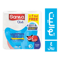 سانيتا مناديل تواليت - 4 رول