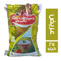 دمياطي ستار ارز مصري فاخر عريض - 25 كجم