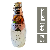 ماني مشروب بذور الريحان بطعم جوز الهند - 290 مل