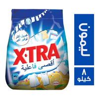 اكسترا مسحوق غسيل اوتوماتيك بعطر الليمون - 8 كجم
