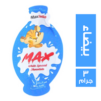 ماكس تيلا شيكولاتة بيضاء سبريد - 3 جم