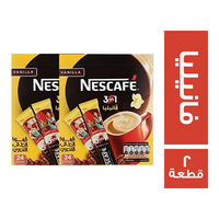 نسكافيه 3*1 بطعم الفانيليا - 24 ظرف عرض - 2 قطعة