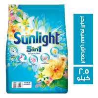 صن لايت مسحوق غسيل اتوماتيك برائحة انتعاش نسيم البحر - 2.5 كجم