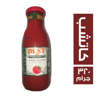بست كاتشب زجاج - 320 جم