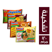اندومي فراخ بلدي + اندومي لحمة + اندومي خضار + اندومي دجاج جامبو - 120 جم