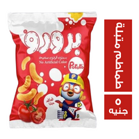 برورو سناكس بدون الوان صناعية بطعم الطماطم المتبلة - 5 ج