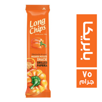 لونج شيبس سناكس بطعم البابريكا - 75 جم