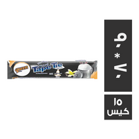كوين اكياس قمامة برباط اسود برائحة الفانيليا 90 * 70 - 12 كيس