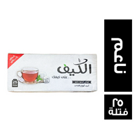 الكيف شاي اسود ناعم - 25 فتلة