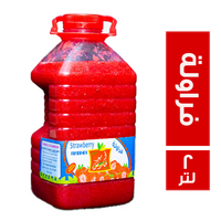 ابو فارس عصير فراولة طبيعي - 2 لتر