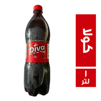 ديفا مشروب غازي بطعم الكولا - 1 لتر