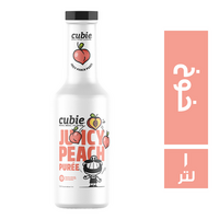 كيوبي بيوريه خوخ - 1 لتر