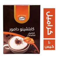دامور كابتشينو بنكهة الكراميل 18 جم - 10 كيس
