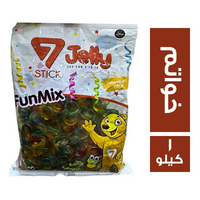 سفن جيلي ستيك بطعم فواكه شكل خواتم - 1 كجم