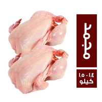 دجاج مجمد 2 قطعة - 1.4- 1.5 كجم