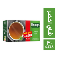 رووتس شاي اخضر 20 فلتر + 10 فلتر هدية