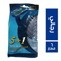 ثري كي ماكينة حلاقة رجالي - 6 قطع