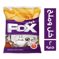 فوكس بطاطس بطعم الخل والملح - 2 ج