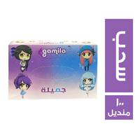 جميلة مناديل سحب - 100 منديل