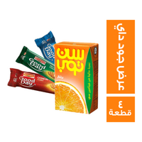 3 كرتونة جود داي بسكويت 25 جم + 1 كرتونة سن توب 250 مل