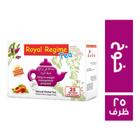 رويال هربس شاي ريجيم بالخوخ - 25 ظرف