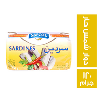 سافكول سردين فى زيت دوار الشمس الحار - 120 جم