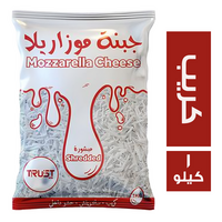 ترست جبنة موزاريلا مبشورة كريب - 1 كجم