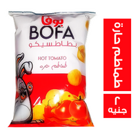 بوفا بطاطسيكو سناكس بطعم الطماطم الحارة - 2 ج