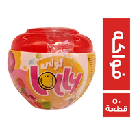 لولي مصاصة بطعم الفواكه - 50 قطعة