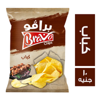 برافو شيبس بطعم كباب - 10 ج
