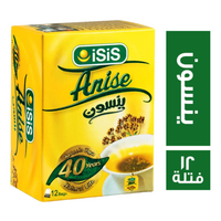ايزيس مشروب اعشاب ينسون - 12 فتلة