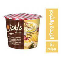 علجاهز بطاطس مهروسة بنكهة الزبدة والثوم كوب - 40 جم